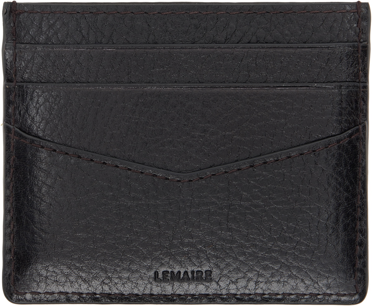 LEMAIRE Brown Gear Card Holder