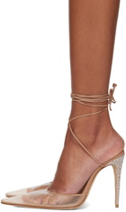 Magda Butrym Beige Crystal Heels