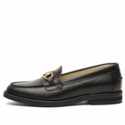 Duke + Dexter Women's Wilde Good Luck Bit Loafer in Black