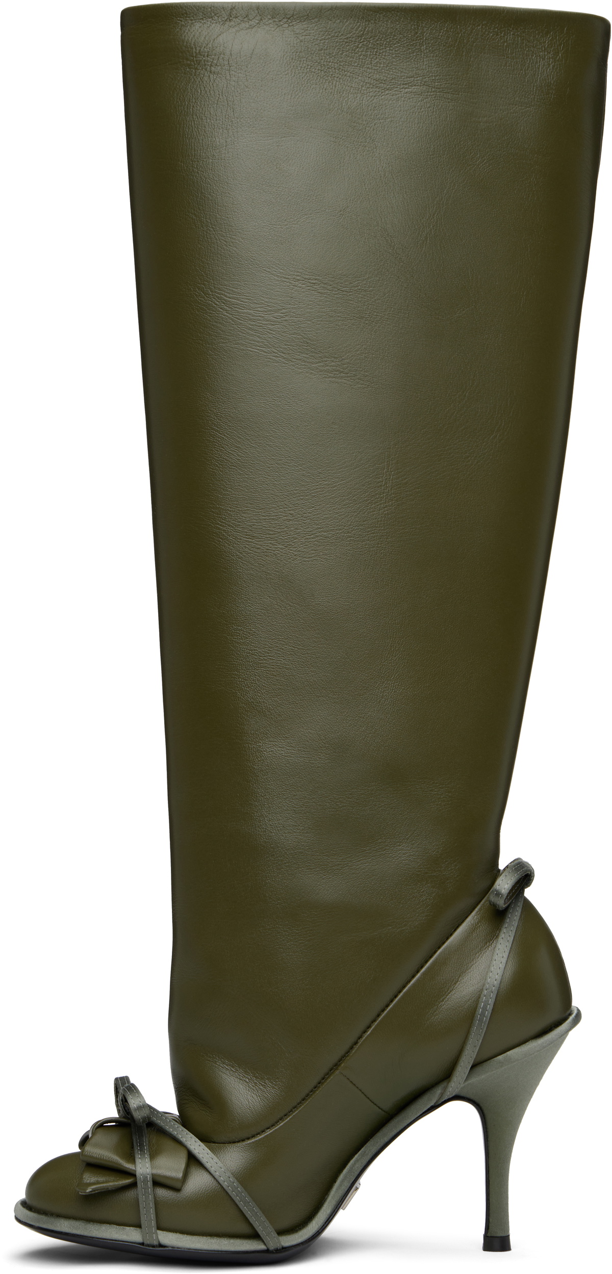 ALL-IN Khaki Double Tall Boots