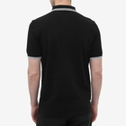 Fred Perry Authentic Men's Slim Fit Twin Tipped Polo Shirt in Black/White