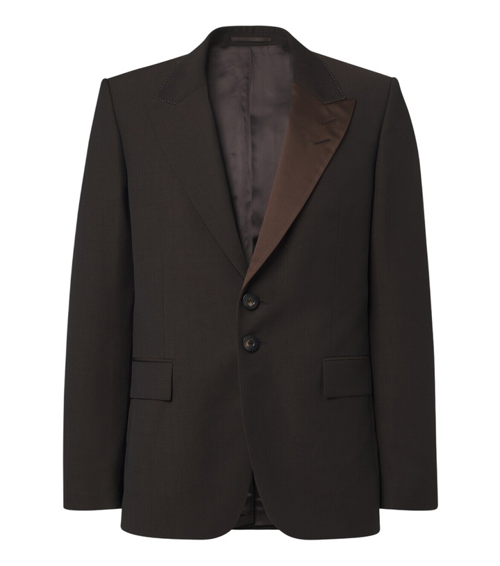 Photo: Wales Bonner Atto satin-trimmed virgin wool blazer