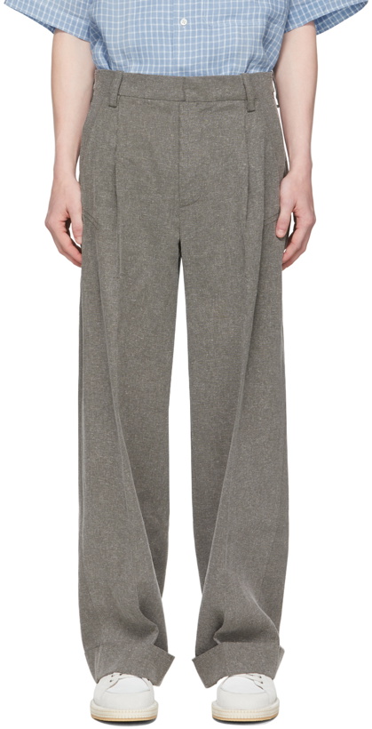 Photo: Jacquemus Grey 'Le Pantalon Novi' Trousers