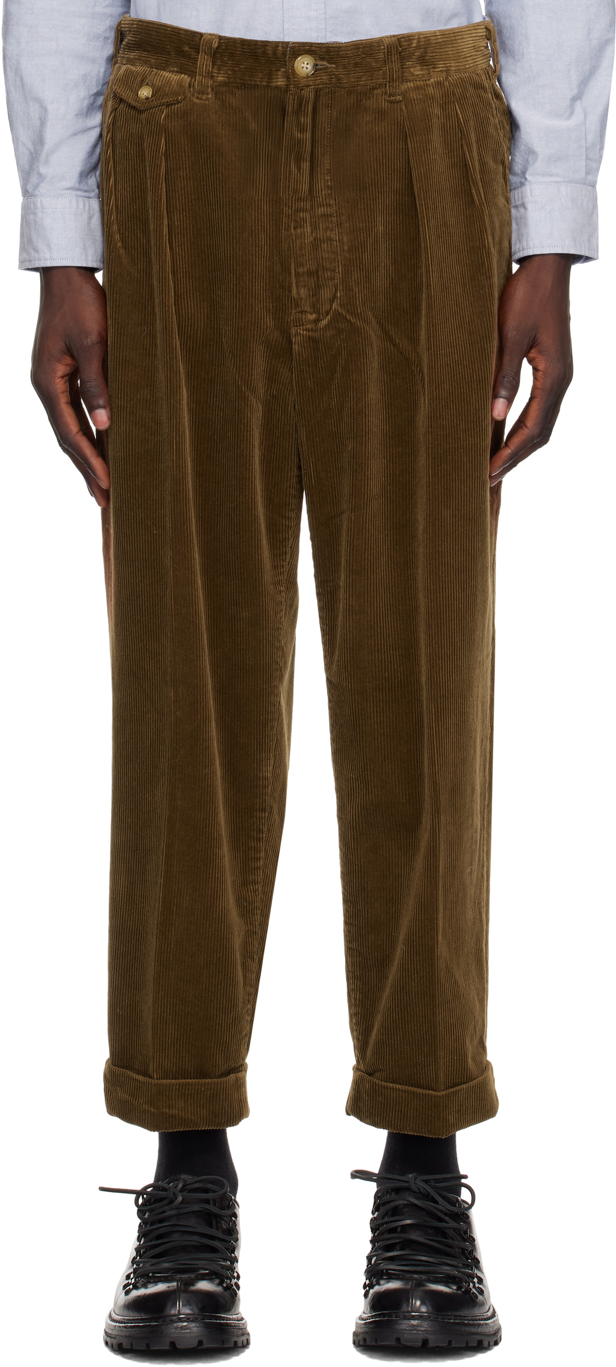 END. x Clarks Originals x Beams Plus Men's Corduroy Pant in Sand Beams Plus