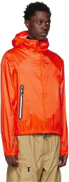 Moncler Grenoble Orange Zip Jacket