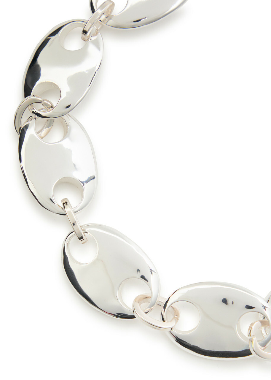 Timeless Pearly Sterling Silver Necklace - One Size