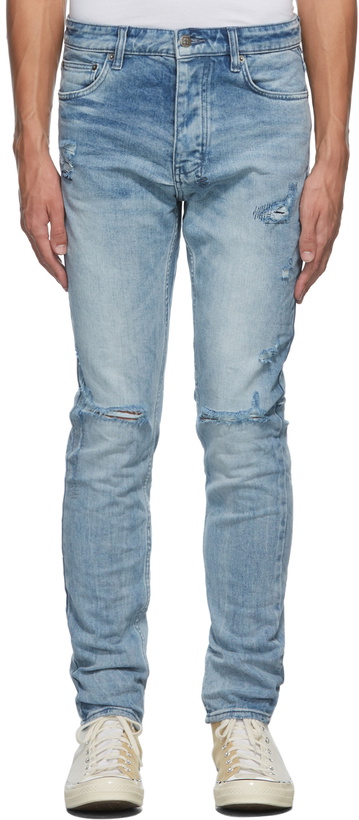 Photo: Ksubi Blue Layover Trashed Chitch Jeans