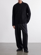Blue Blue Japan - Mandarin-Collar Cotton-Sashiko Jacket - Black