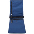 Prada Blue Nylon Fold-Over Messenger Bag