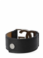 DOLCE & GABBANA - Dg Logo Leather Belt Bracelet