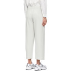Homme Plisse Issey Miyake Grey Belted Tailored Pleats 1 Trousers
