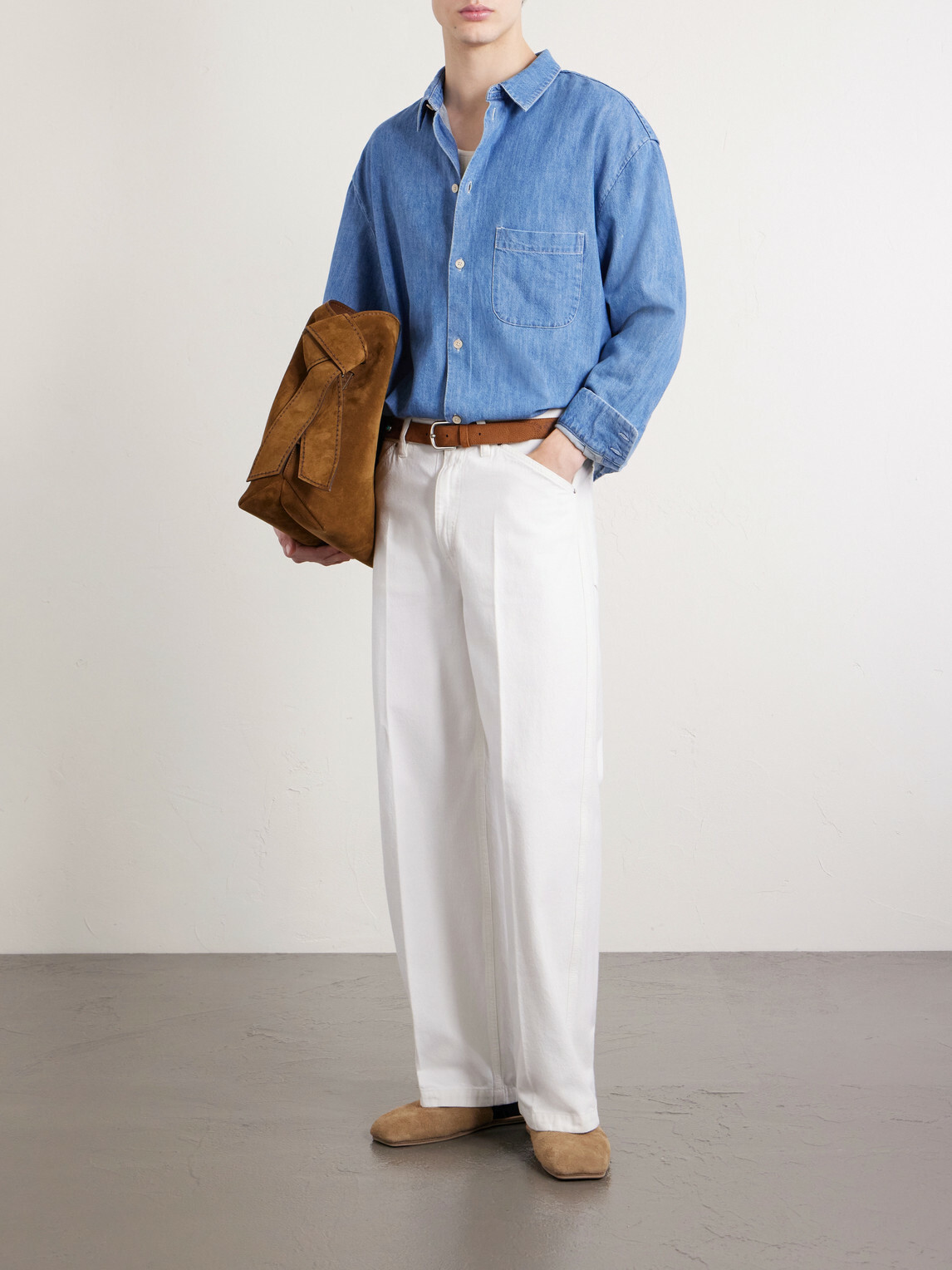 A Kind Of Guise - Gusto Cotton-Blend Denim Shirt - Blue