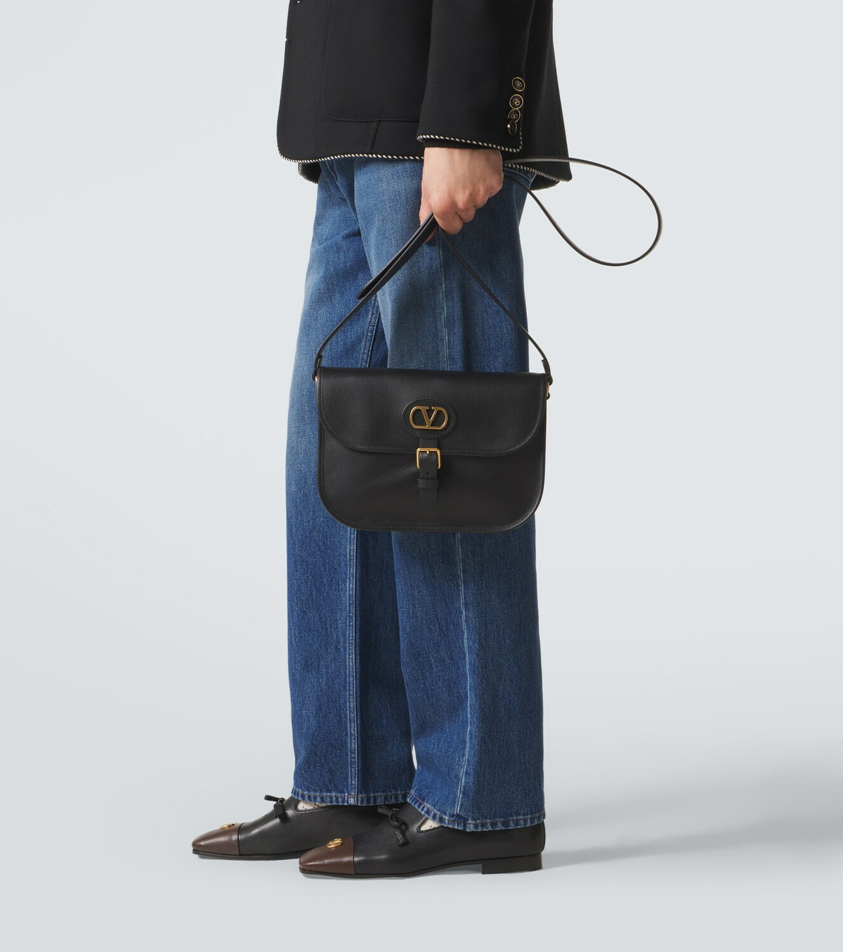 Valentino Garavani Antibes VLogo leather crossbody bag