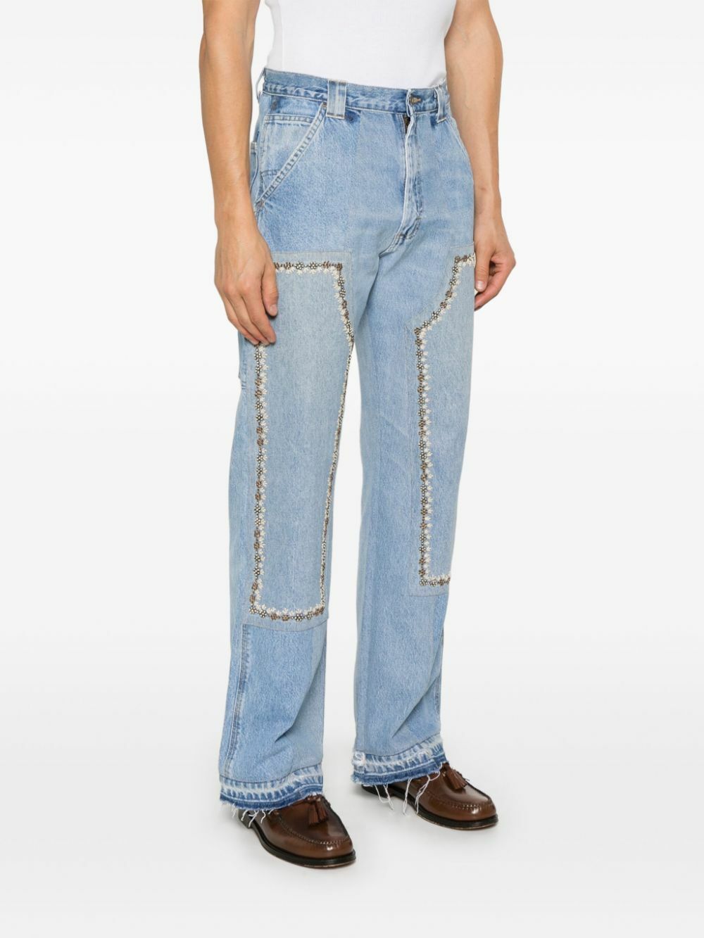 Kartik Research Double-Knee Jeans Kartik Research