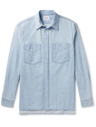 TOD'S - Cotton-Chambray Shirt - Blue