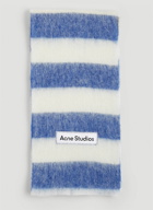 Acne Studios - Striped Knit Scarf in Blue