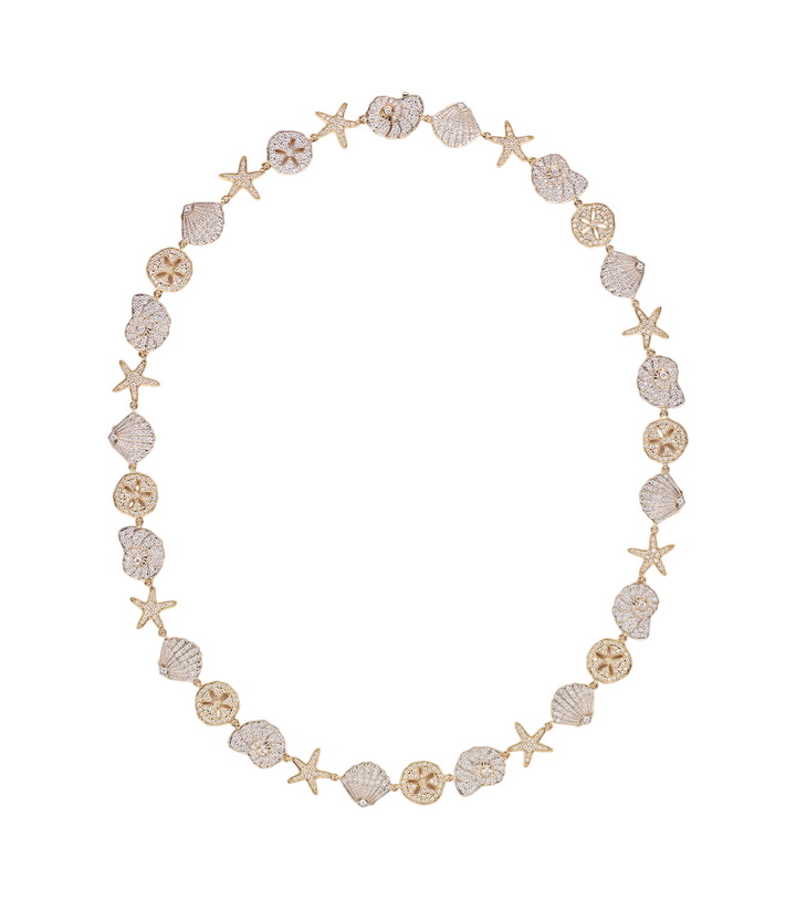 Photo: Sydney Evan Sea Life 14kt gold (585/1000) necklace with diamonds