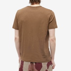 YMC Men's Wild Ones Pocket T-Shirt in Brown