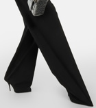 Balenciaga - Straight wool boot pants