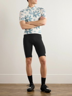 DISTRICT VISION - Stretch Recycled-Nylon Cycling Bib Shorts - Black