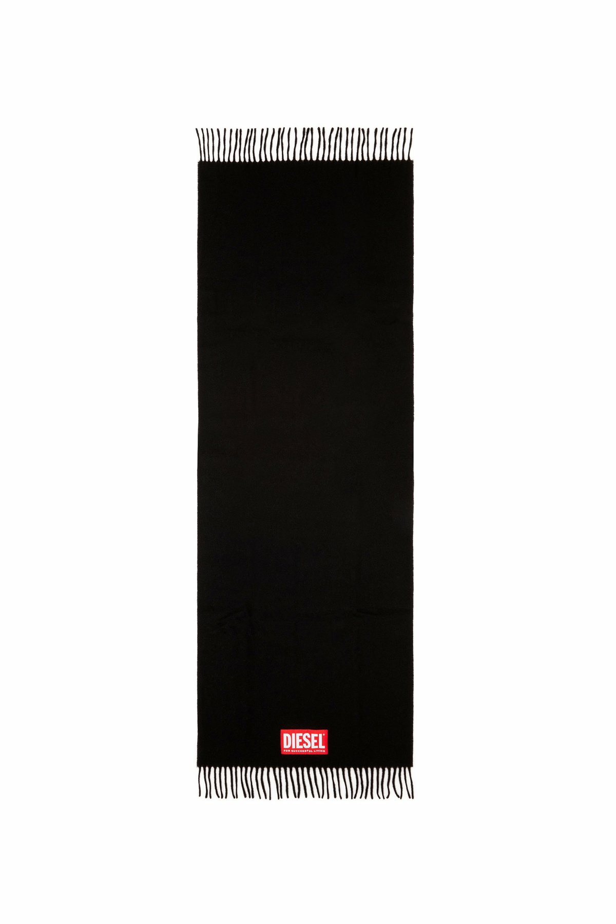 Diesel Wool blend scarf - Scarf Mens in Black