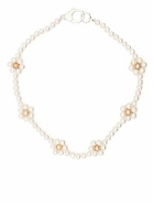 HATTON LABS - Daisy Pearl Chain Necklace
