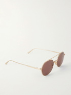 Dior Eyewear - DiorBlackSuit R6U Aviator-Style Gold-Tone Sunglasses
