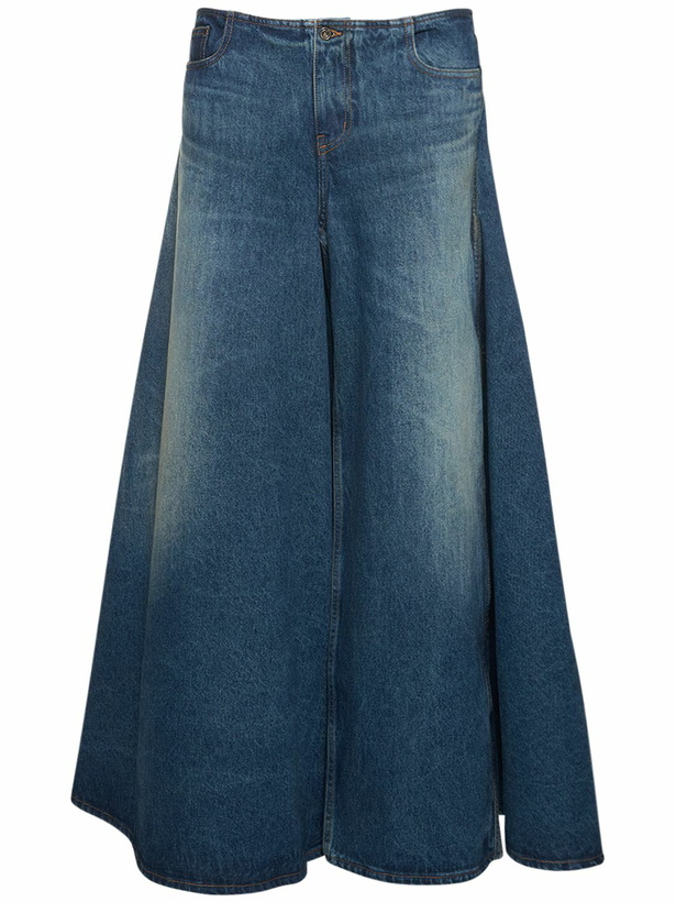 Photo: Y/PROJECT Denim Pant Maxi Skirt