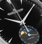 Jaeger-LeCoultre - Master Ultra Thin Moon Automatic 39mm Stainless Steel and Leather Watch, Ref. No. Q9008480 - Black
