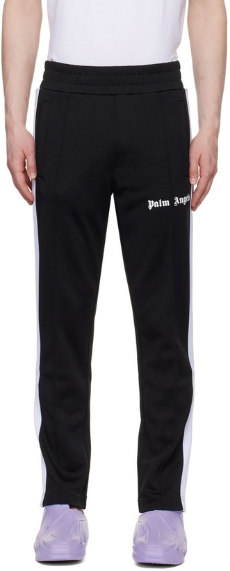 Photo: Palm Angels Black Logo Lounge Pants