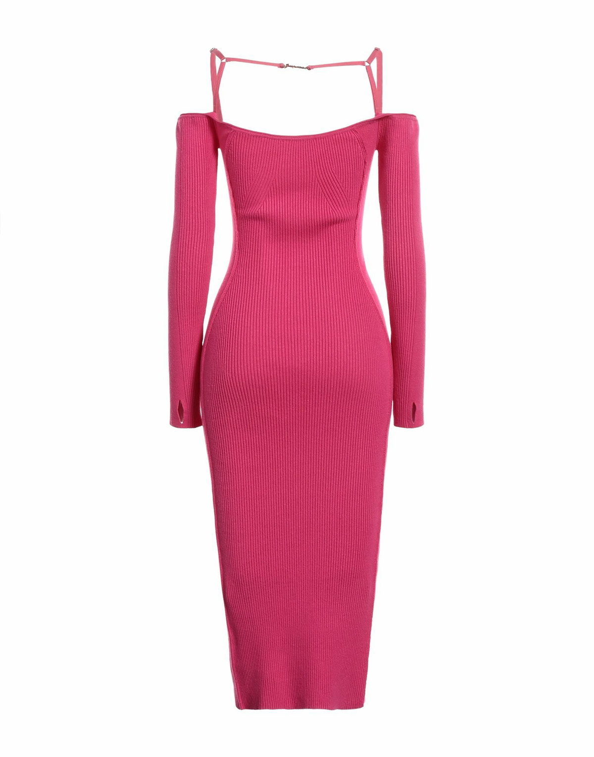 Jacquemus Womens Midi dress in Magenta