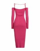 Jacquemus Womens Midi dress in Magenta