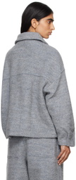 Deiji Studios Gray Boiled Wool Coat