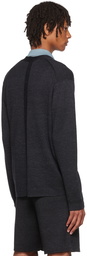 Theory Black Cannes Cardigan