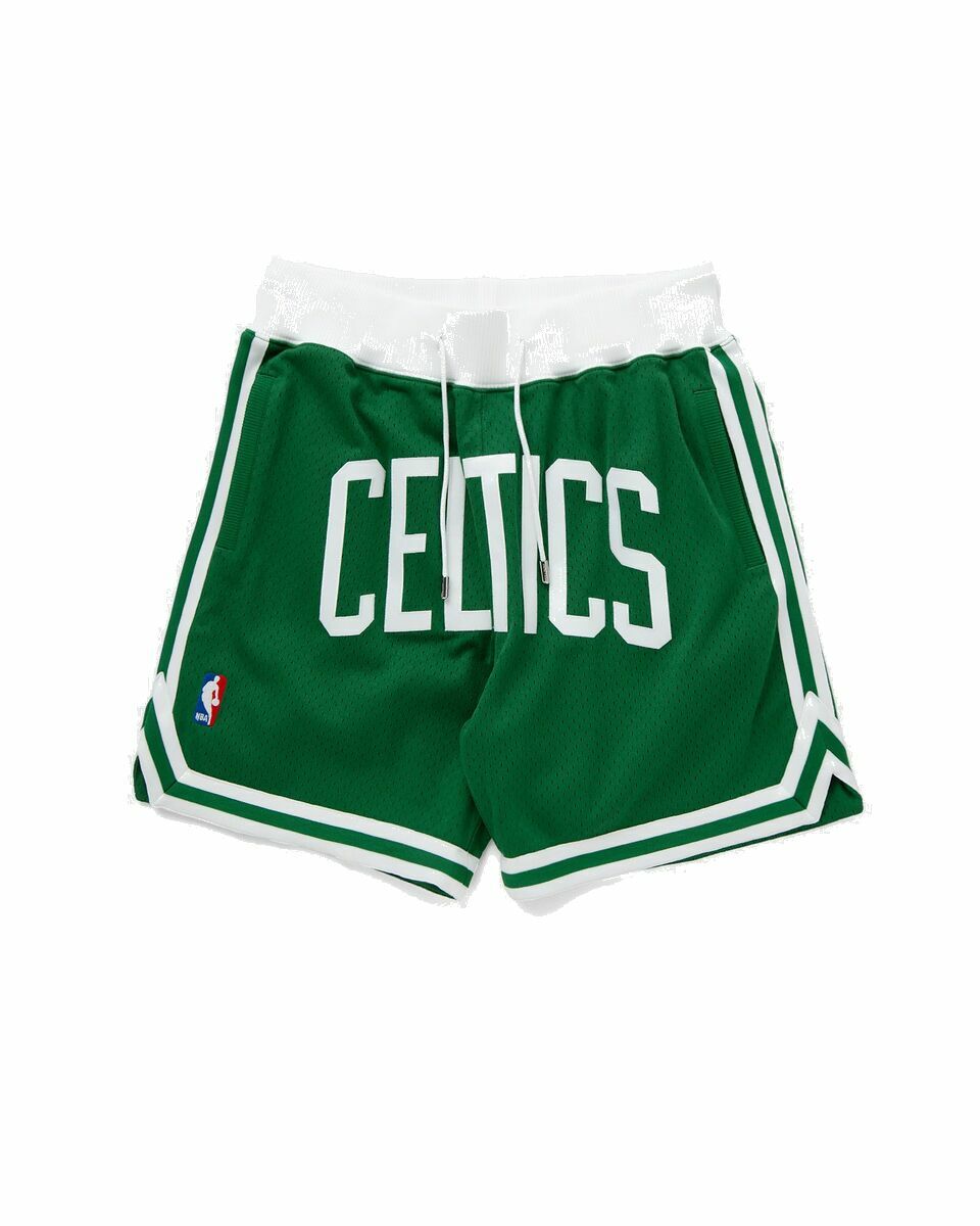 Photo: Mitchell & Ness Nba Shorts Just Don 7 Inch Boston Celtics Green - Mens - Sport & Team Shorts