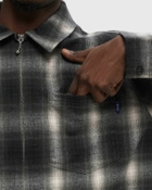 Awake BRUSHED FLANNEL SHIRT JACKET Green Mens Overshirt
