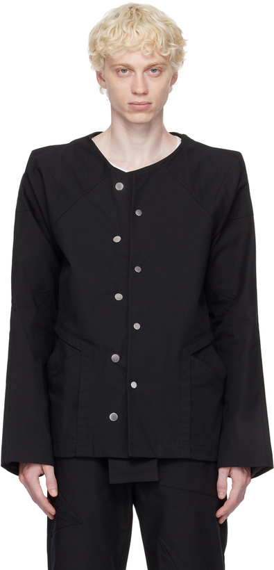 Photo: Uncertain Factor Black Cornerback jacket