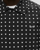 Arte Antwerp Coach Heart Print Jacket Black - Mens - Overshirts