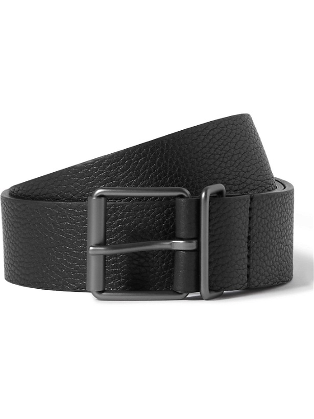 Photo: ANDERSON'S - 3cm Full-Grain Leather Belt - Black