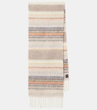 Isabel Marant Firny striped alpaca-blend scarf