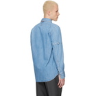 Thom Browne Blue Denim Armband Shirt