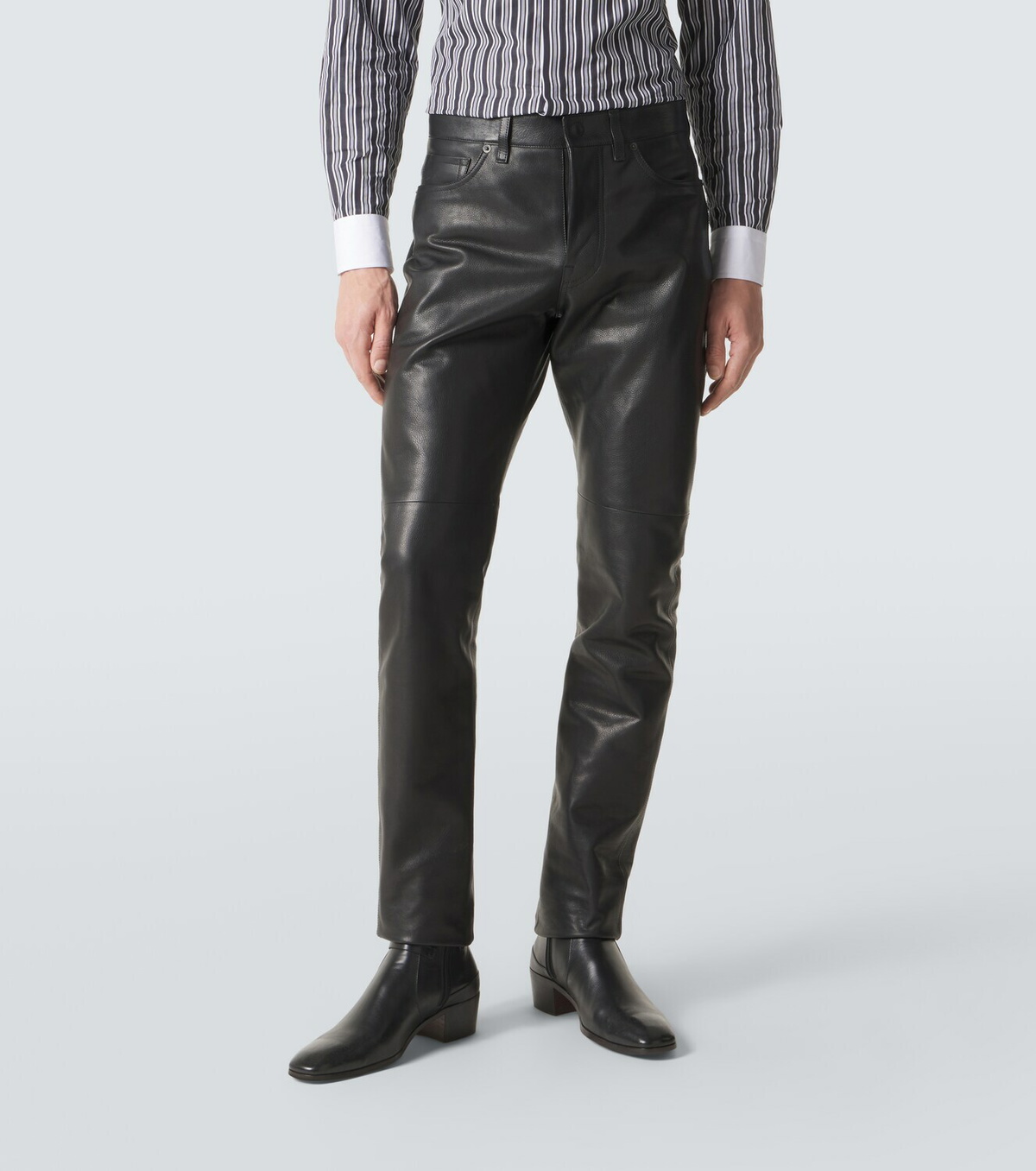 Tom Ford Leather slim pants