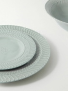 Buccellati - Double Rouche 22cm Porcelain Dessert Plate