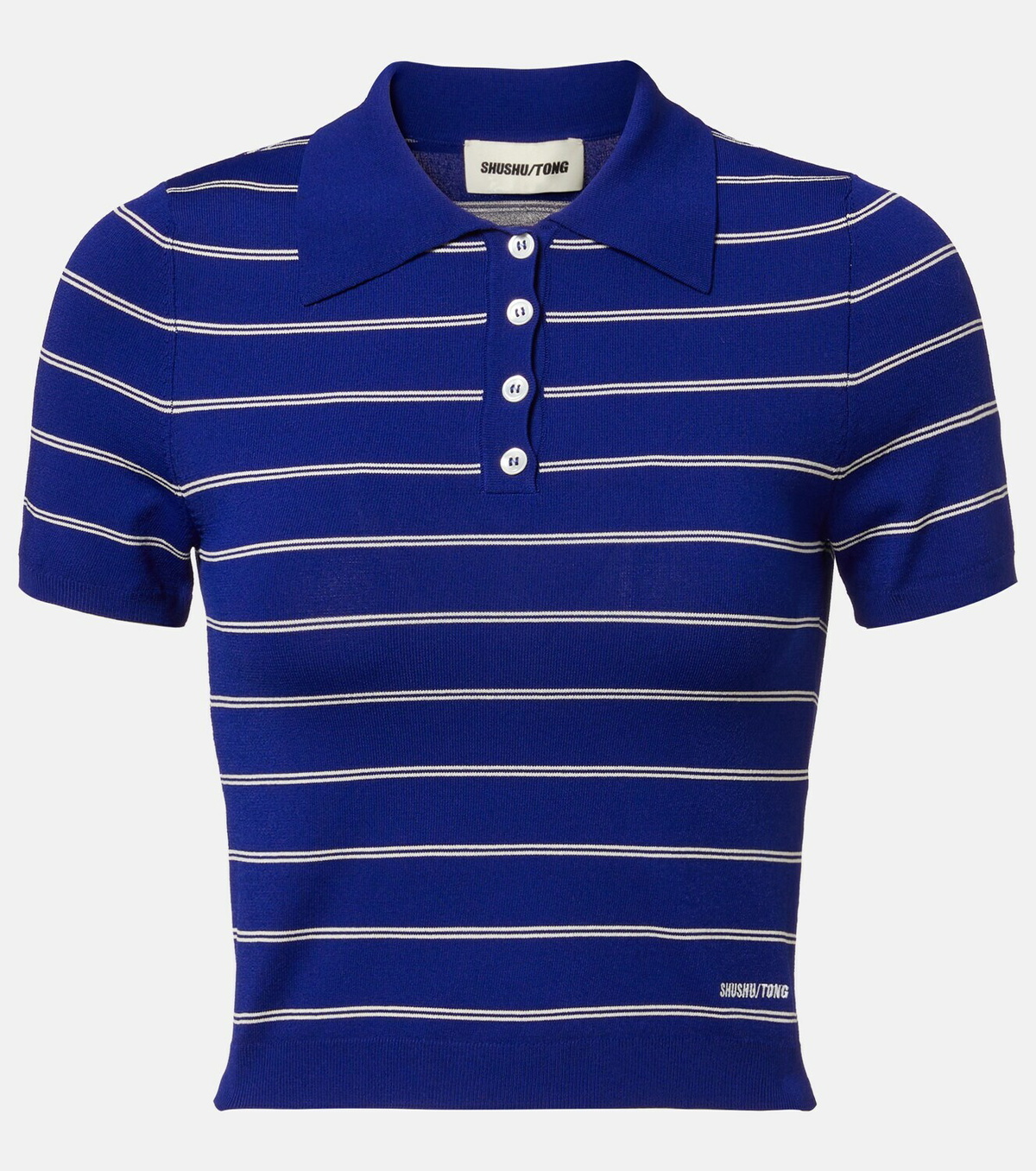 Shushu/Tong Striped polo shirt