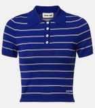 Shushu/Tong Striped polo shirt