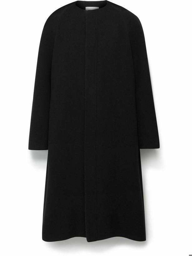 Photo: The Row - Bram Virgin Wool-Blend Coat - Black
