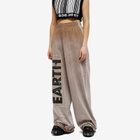 Vetements Women's Made On Earth Double Jersey Sweat Pant in Faded Beige