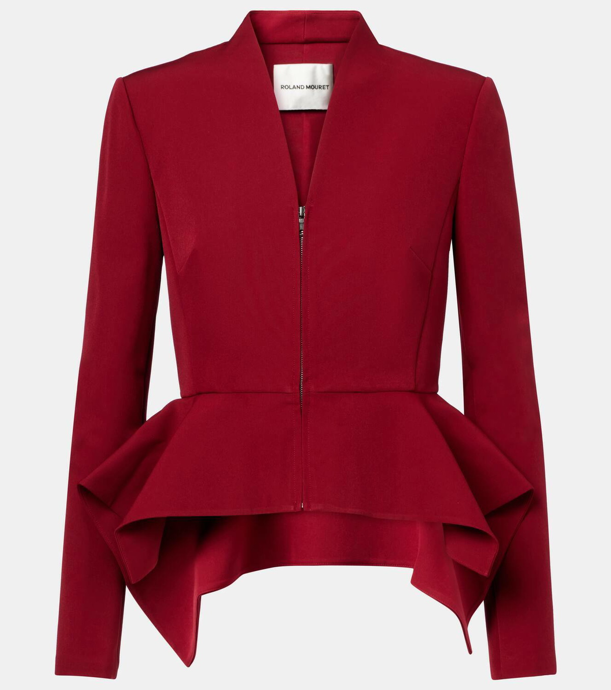 Roland Mouret Peplum bouclé jacket