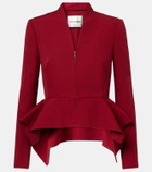 Roland Mouret Peplum bouclé jacket