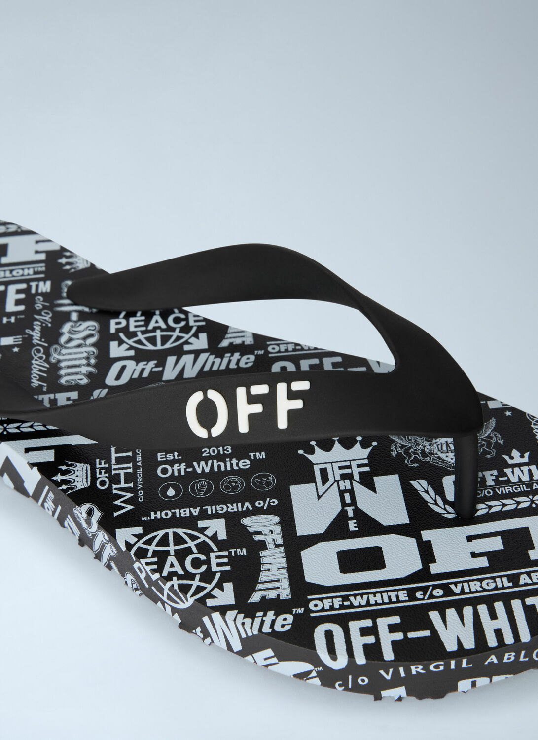 Off-White Off Stamp Flip Flops